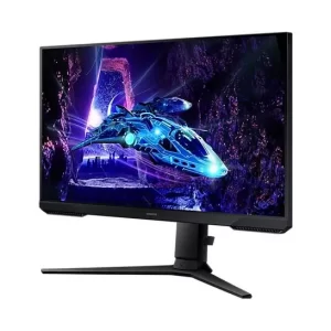 Monitor Samsung Gaming Odyssey G3, 24 pulgadas, FHD, Panel Flat, con pantalla giratoria, color negro, 180Hz, 1ms