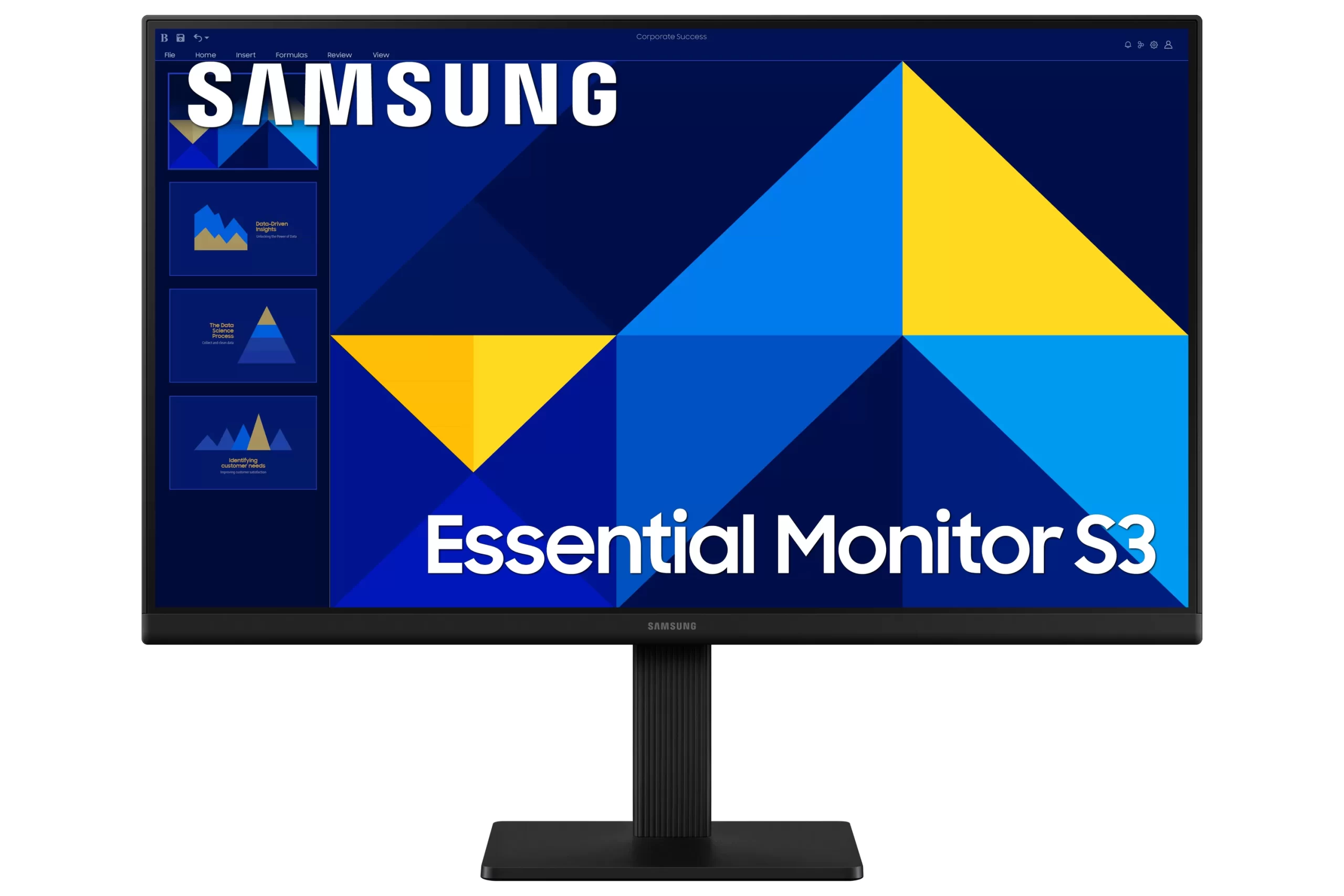MONITOR SAMSUNG 22 PULGADAS, Essential S3, S30GD, IPS, FHD, PLANO, 100Hz, 5ms, LS22D300GALXZX - Imagen 5