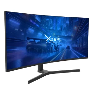 Monitor Xzeal 34 pulgadas Xzeal XZ6010-1 Panel Curvo VA WQHD 165Hz 4ms 1xDP + 1xHDMI + Vesa 100x100mm Negro