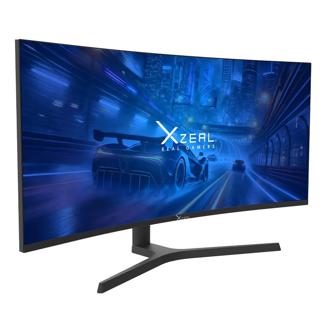 Monitor Xzeal 34 pulgadas Xzeal XZ6010-1 Panel Curvo VA WQHD 165Hz 4ms 1xDP + 1xHDMI + Vesa 100x100mm Negro