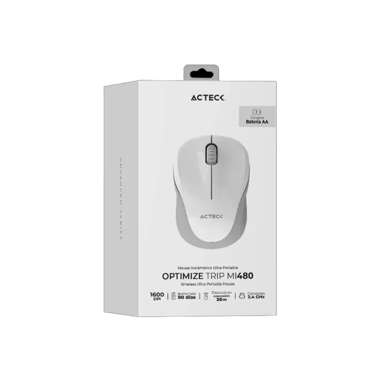 Mouse Inalámbrico 2.4Ghz OPTIMIZE TRIP MI480 - Imagen 6