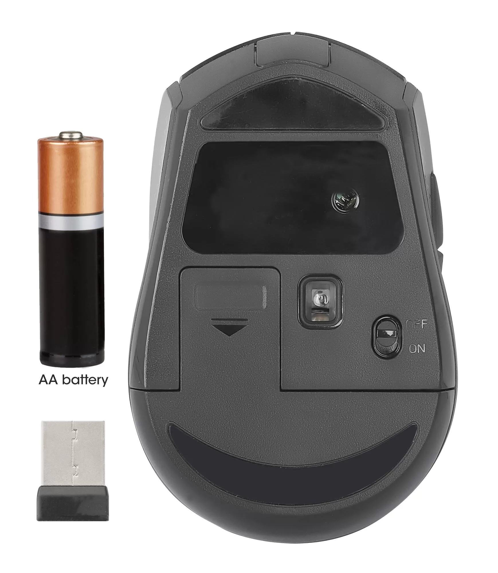 190343 Mouse Optico Inalambrico Negro. - Imagen 4