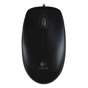 Mouse LOGITECH M100, Negro, 3 botones, Alámbrico, Óptico, 1000 DPI