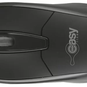 Mouse Easy Line EASY LINE, Negro, USB, 1000 DPI
