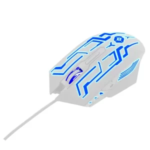 Mouse Gamer Alámbrico 3600 DPI Ajustable 6 Botones Legacy Color Blanco | VORTRED