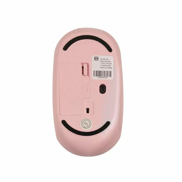 Mouse Inalámbrico rosa silencioso con receptor doble USB C+USB A PC-045182 - Imagen 5
