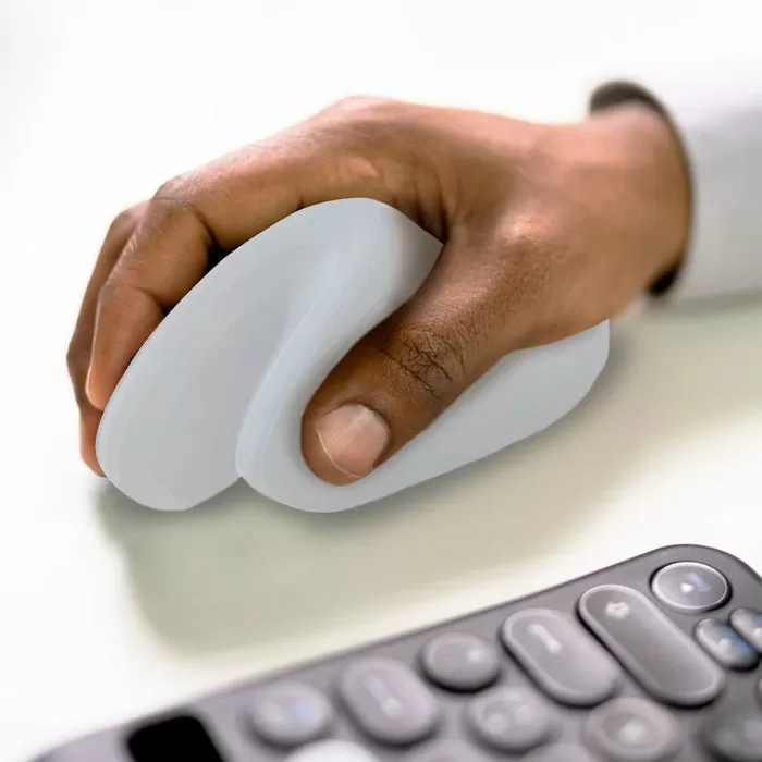 Mouse Inalámbrico Diseño Vertical Click Silencioso Snouse Color Blanco | PERFECT CHOICE - Imagen 4