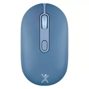 Mouse Recargable 2.4GHz + Bluetooth Clic Silencioso COLORI Color Azul | PERFECT CHOICE