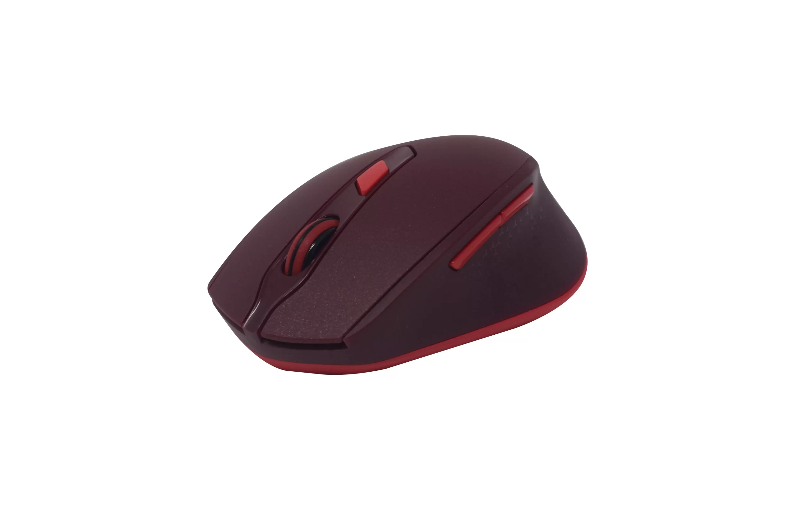 Mosue Naceb Technology NA-0119R, Rojo, 6 botones, Inalámbrico, 1200 - 2400 DPI