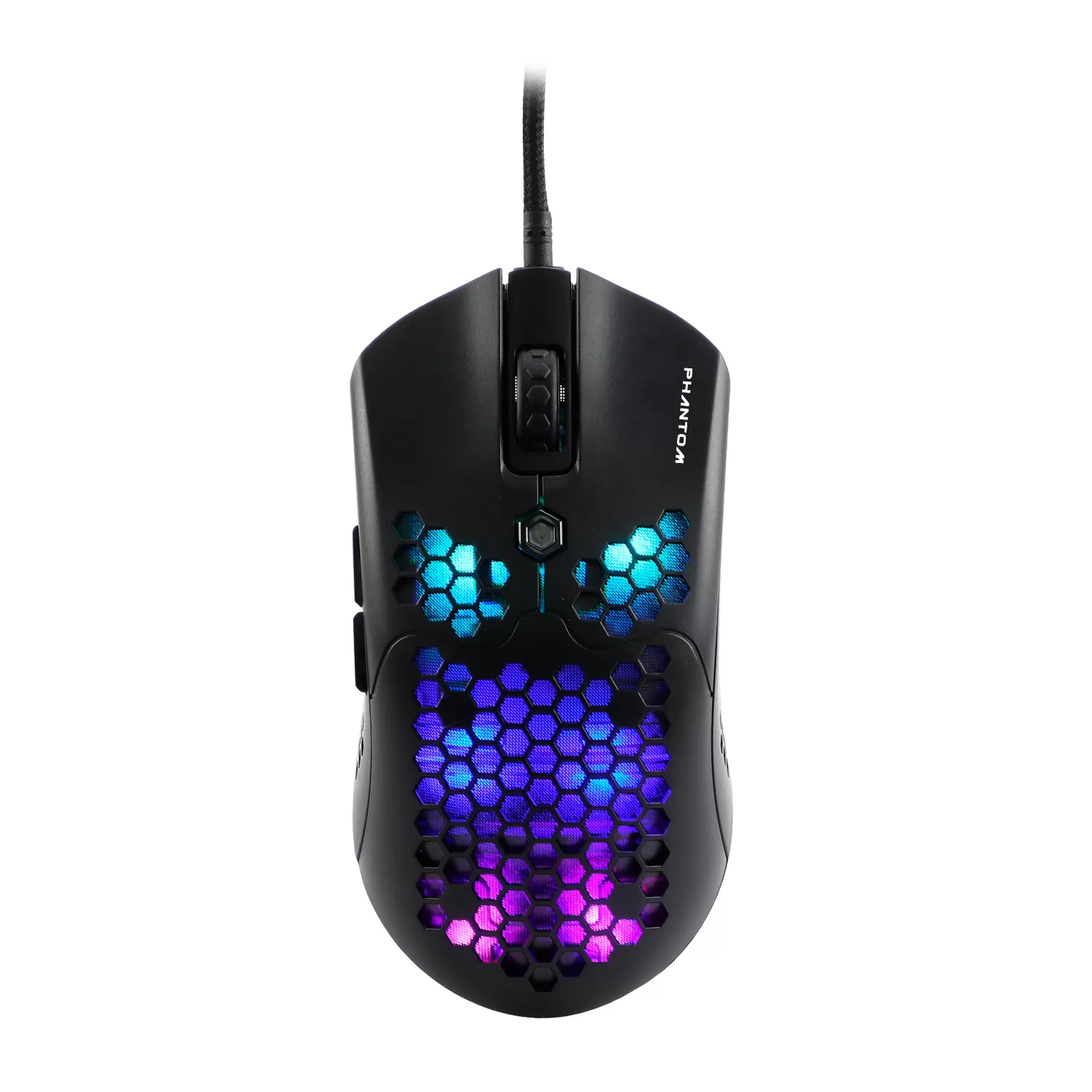 Mouse Gamer Naceb Technology Phantom, 6 Botones + Scroll, USB, 400-10000 DPI, Iluminación RGB, Sensor PAW3325, Cable Reforzado 1.8mts - Imagen 2