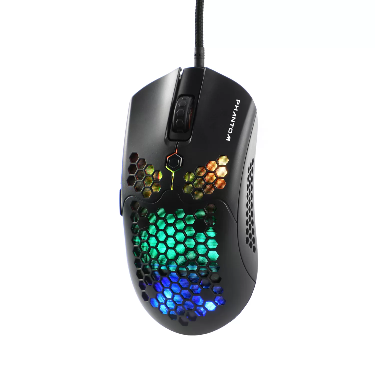 Mouse Gamer Naceb Technology Phantom, 6 Botones + Scroll, USB, 400-10000 DPI, Iluminación RGB, Sensor PAW3325, Cable Reforzado 1.8mts - Imagen 4