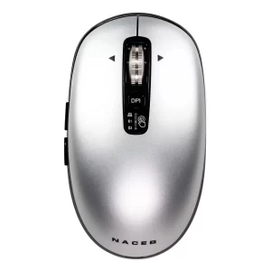 Mouse Inalambrico Naceb Slim Gris NA-0131G