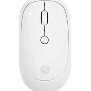 Mouse Inálambrico TechZone terminado rubber silencioso color blanco