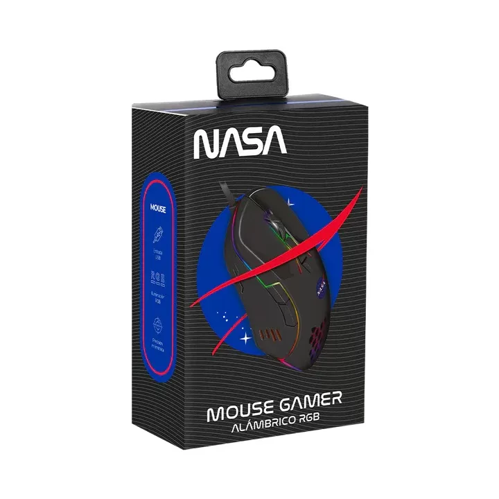MOUSE GAMER ALAMBRICO NASA NS-GM01 marca TechZone - Imagen 3