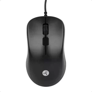 Mouse Alámbrico TZACMOA01 TechZone 1200DPI, color negro, 1.35m de longitud de cable, 3 botones, sensor infrarrojo