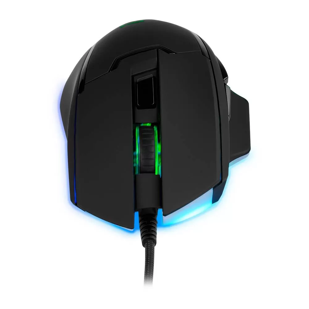 MOUSE VORAGO START THE GAME MO-504 RGB CONFIGURABLE SOFTWARE HASTA 6,400 DPI'S USB NEGRO - Imagen 4