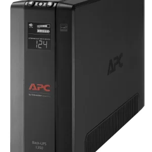 No Break Capacidad 1350 VA, 810 W, 120 V con APC BX1350M-LM60, 1350 VA, 810 W, 16 h, Negro, Industrial y Oficina