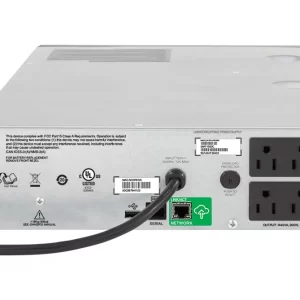 No Break Capacidad 1500 VA 900 watts, 120V, L APC SMC1500-2UC, 1440 VA, 900 W, 3 h, Negro, Industrial y Oficina