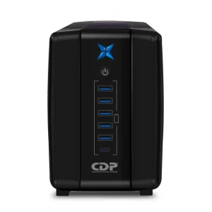 No-Break CDP R-UPR1008 1000VA/500W UPS Interactiva AVR 8 Salidas, 300 Julios, 120 Vac