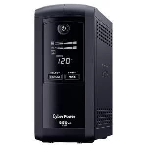 No-Break CyberPower CP850AVRLCD, 850 VA, 510 W, 8 h, Hogar y Oficina