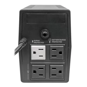 UPS Interactivo VS450T 450VA/240W con 4 Tomac TRIPP-LITE VS450T, 450 VA, 240 W, Negro, Hogar y Oficina