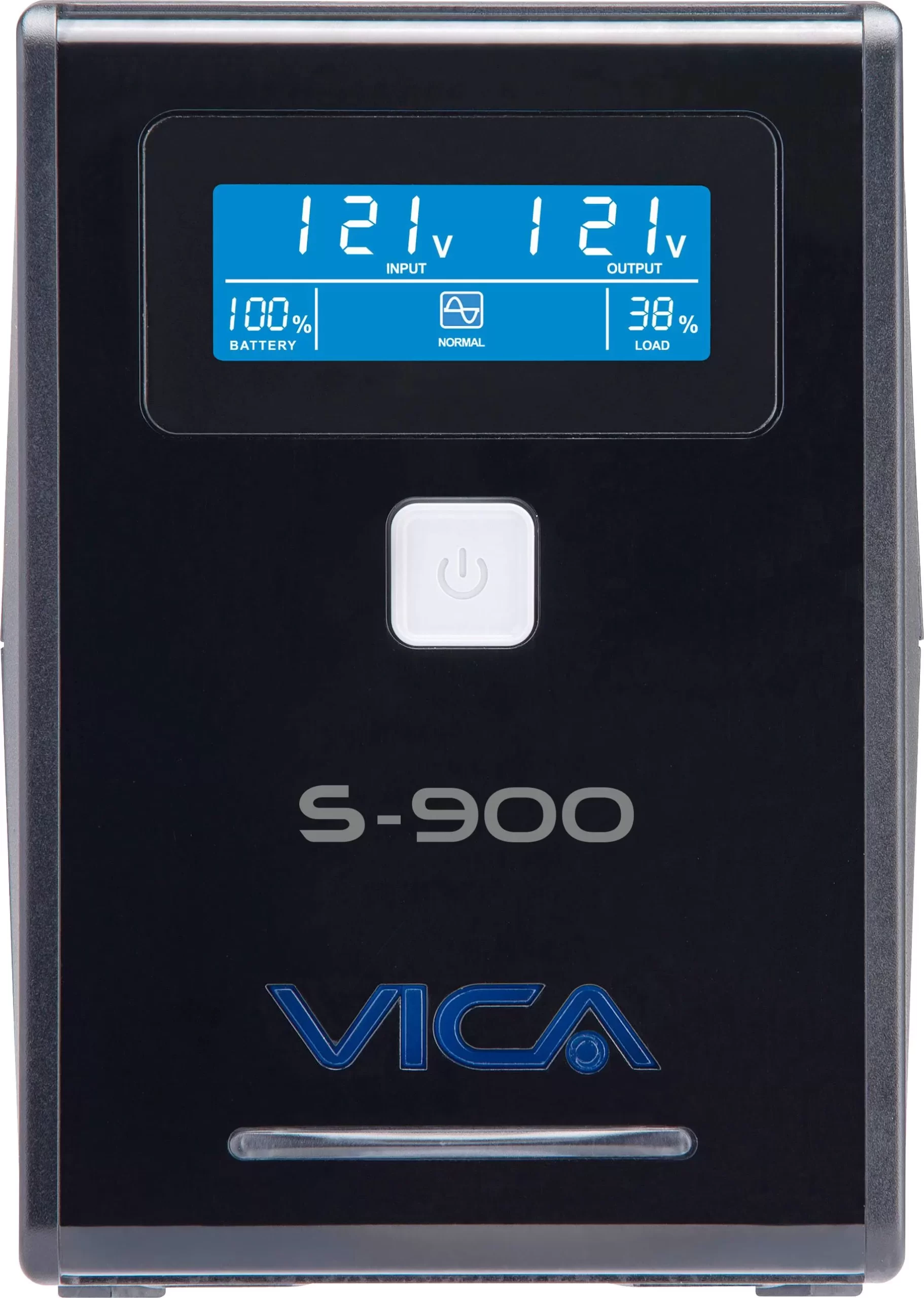 No break interactivo S900, 900VA/550W, entrada 127 VCA 60 Hz, salida 120 VCA, 4 tomas reguladas/4 reguladas y respaldadas, RJ11, pantalla LCD - Imagen 3