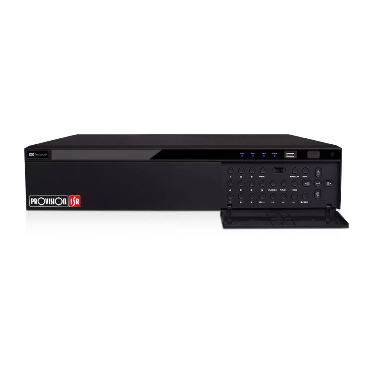 NVR de 32 canales Via Red, soporta cámaras IP de hasta 12 MP, 8 SATA para HDD 10 TB, RAID, metadatos, DDA2, Check Point