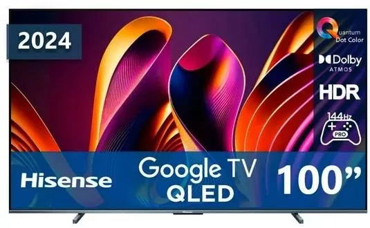 Televisor Hisense 100QD7N, 100 pulgadas, QLED, QUANTUM DOT, 4K UHD, 3840 x 2160 Pixeles, GOOGLE SMART TV - Imagen 4