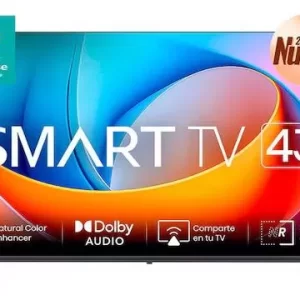 Televisor Hisense 43A4NV, 43 pulgadas, LED FHD, 1920 x 1080 Pixeles, VIDAA SMART TV