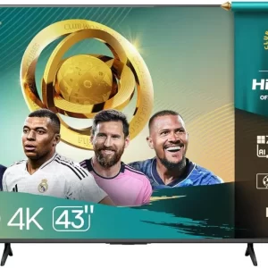 Televisor Hisense 43A65NV, 43 pulgadas, LED 4K UHD, 3840 x 2160 Pixeles, VIDAA SMART TV