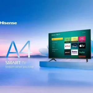 Televisor Hisense 32A4NR, 32 pulgadas, LED HD, 1366 x 768 Pixeles, ROKU SMART TV