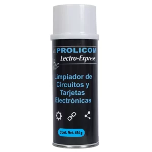 Limpiador antiestático PROLICOM, LECTRO-EXPRESS, 454ml, Limpiador en spray, Anti estáticos de circuitos