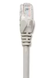 334129 Cable de red Cat6, UTP, RJ45 Macho / RJ45 Macho, 3.0 m, Color Gris, Contactos con baño de oro para una mejor conexión