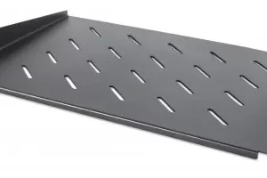 714884 Charola Fija Cantilever de 19: 1U, 300 mm (11.8 pulgadas) profundidad de la plataforma, Ventilada Color Negro