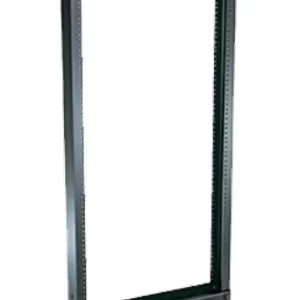 Rack de dos postes para instalaciones en piso WAM WAM-RACK419, Acero, 25UR, 19 pulgadas