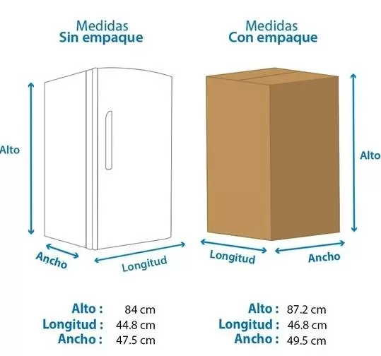FRIGOBAR HISENSE 3.3 Pies Cúbicos, RR33D6AGX1 , Deshielo manual, 1 cajón. 1 puerta. - Imagen 2