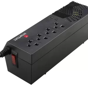 Regulador SMARTBITT SBAVR1200S, 4, Negro, 1200 VA, 600 W