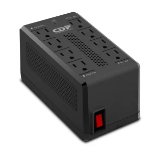 REGULADOR DE VOLTAJE CDP RAVR1408 1410VA/700W AVR, 8 Salidas, 175 Julios, 120 Vac