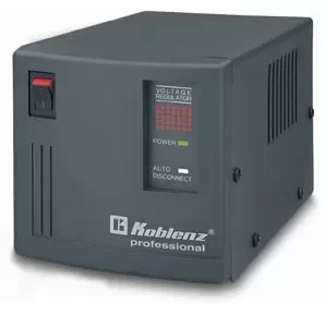 Regulador KOBLENZ ER-2550, 6, Negro, Oficina, 2500 VA, 2000 W