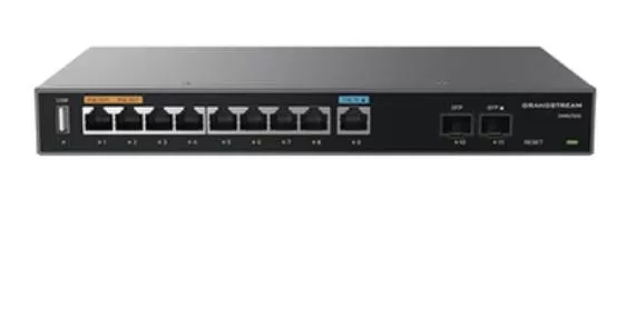 Router Gigabit VPN con 2 puertos Gigabit SFP y 9 puertos Gigabit Etherne, 2.2Gbps, Soporta hasta 100 tuneles VPN, compatible con GWN Cloud