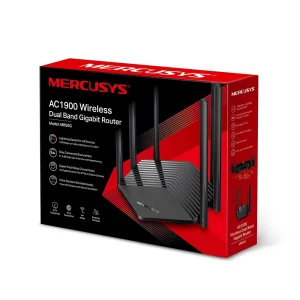 ROUTER GIGABIT DE DOBLE BANDA INALÁMBRICO AC1900 MERCUSYS MR50G