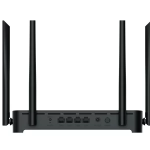 Netis Router Inalámbrico NX31 (AX3000), 4 puertos, WIFI 6, 3000 Mbps, Router, AP, 4 Antenas de 5 dBi