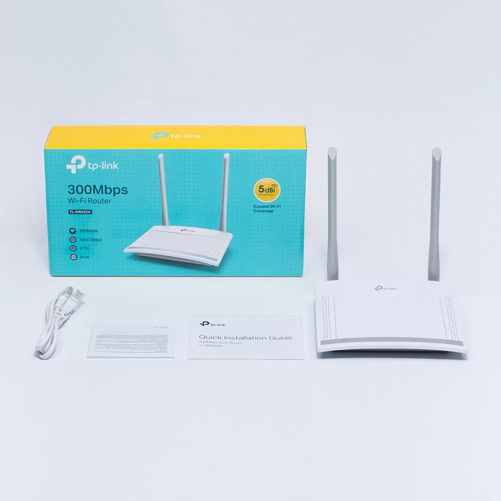 Router N 300MBPS TP-LINK TL-WR820N, 300 Mbit/s, 2,4 GHz, 2,4 GHz, Externo, 2, Blanco - Imagen 4