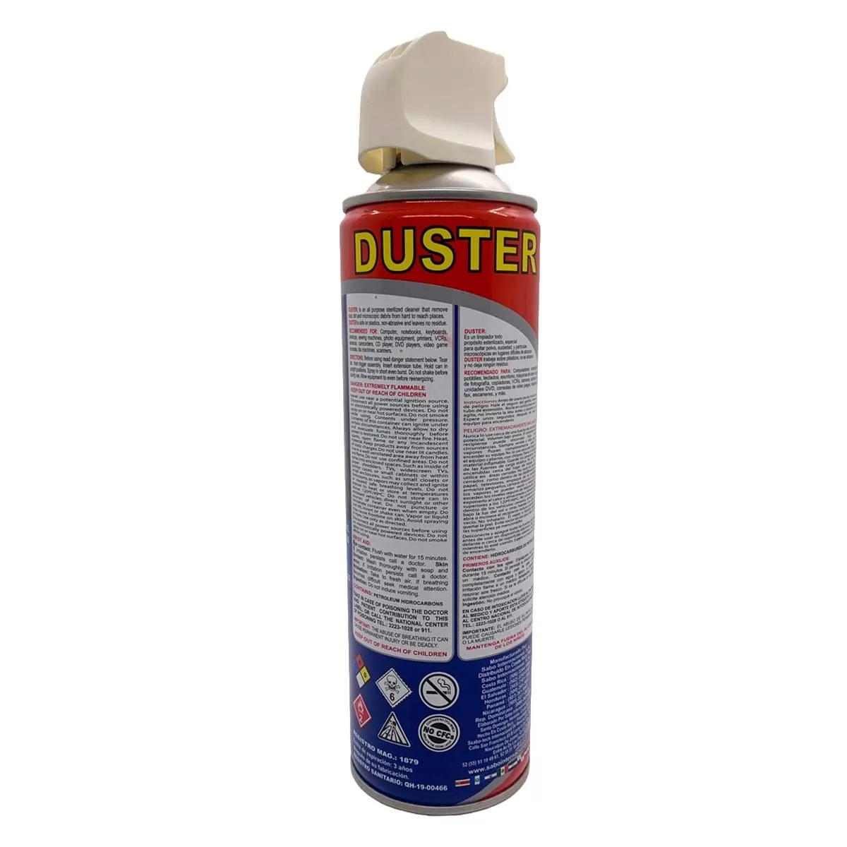 DUSTER AIRE COMPRIMIDO 590ML - Imagen 2
