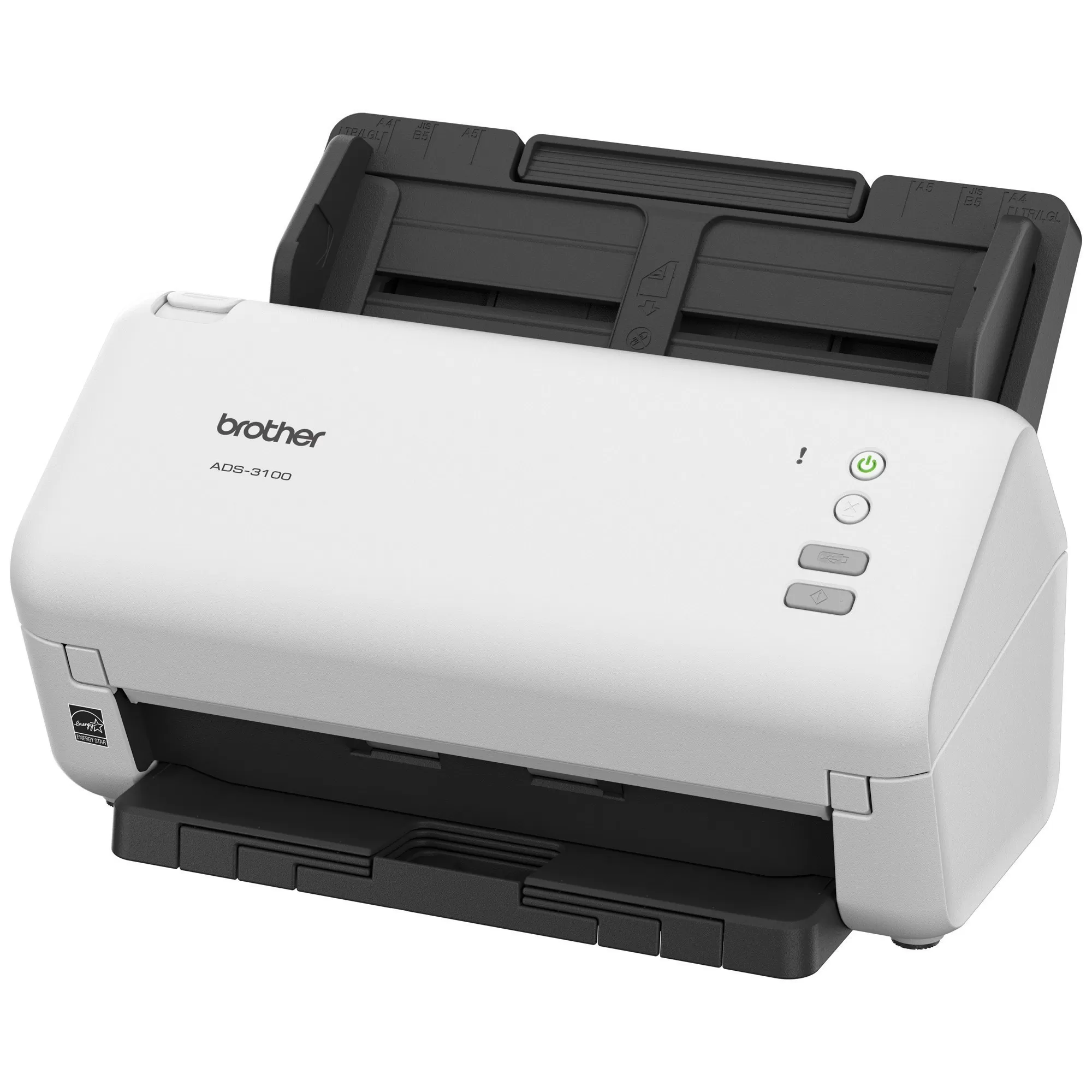 Escáner de escritorio Brother Valor ADS3100, Dúplex, 40 ppm/80 ipm, USB 3.0, ADF hasta 60 hojas, escanea hasta 6,000 hojas diarias - Imagen 2