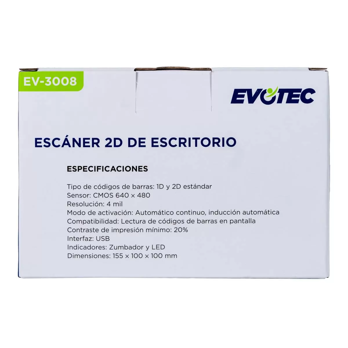 EVOTEC ESCANER DE CODIGOS DE BARRAS 2D EV-3008 - Imagen 4
