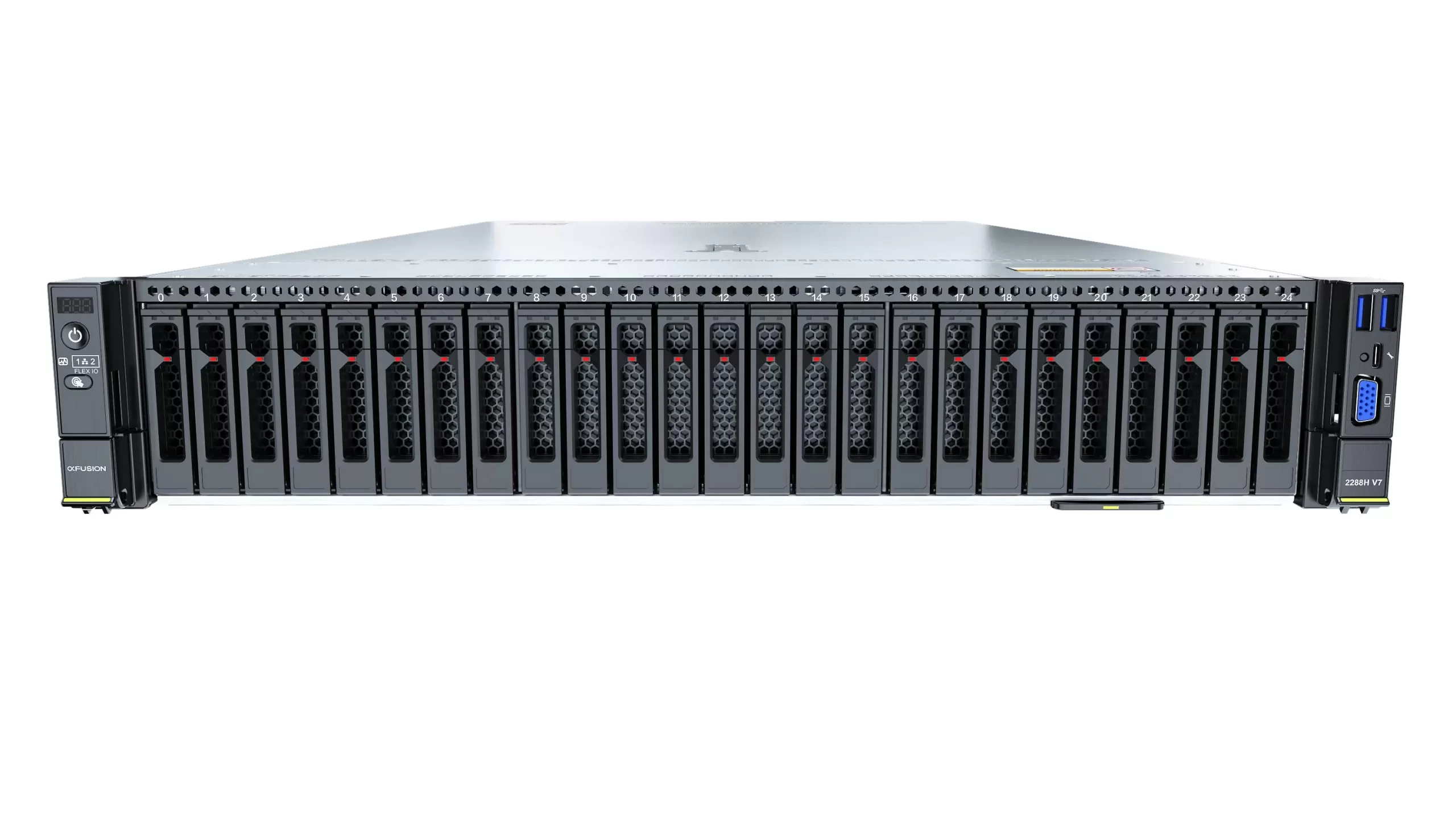 Servidor de Rack Xfusion, (2288H V7-S24NAF), 1 Procesador Intel Xeon Silver 4510