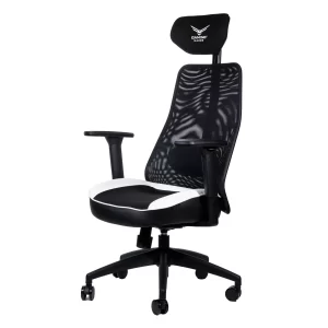 Silla Naceb Gamer Silla De Malla Gamer X-One Color Blanco NA-09S4B