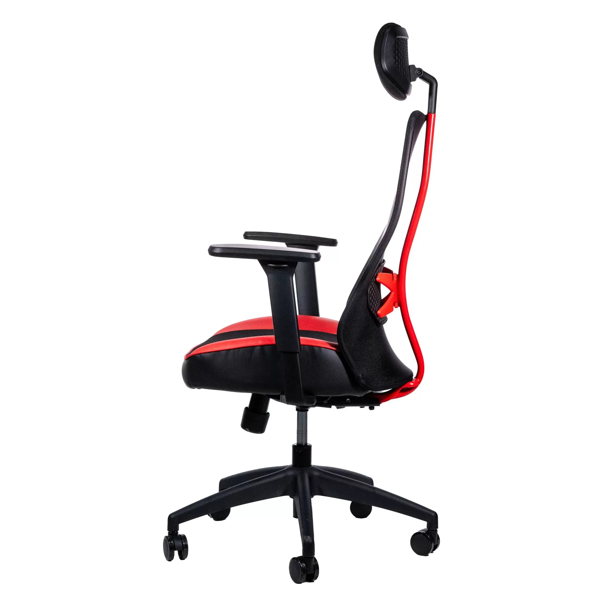 Silla Naceb Gamer Silla De Malla Gamer X-One Color Rojo NA-09S4R - Imagen 2