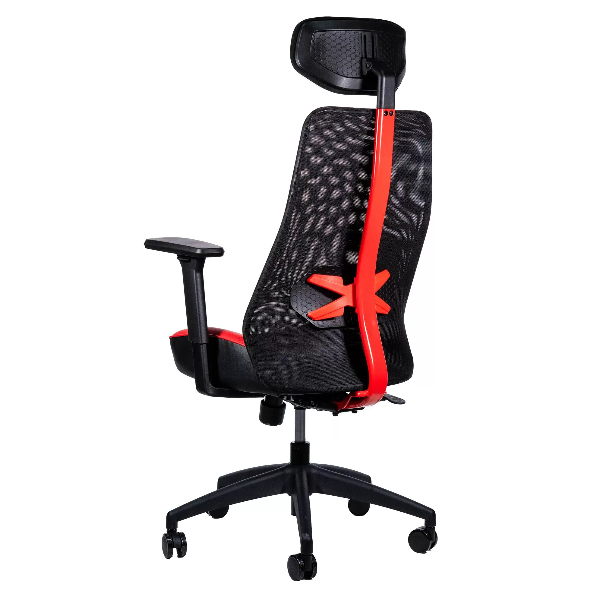 Silla Naceb Gamer Silla De Malla Gamer X-One Color Rojo NA-09S4R - Imagen 3